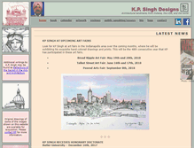 Tablet Screenshot of kpsinghdesigns.com